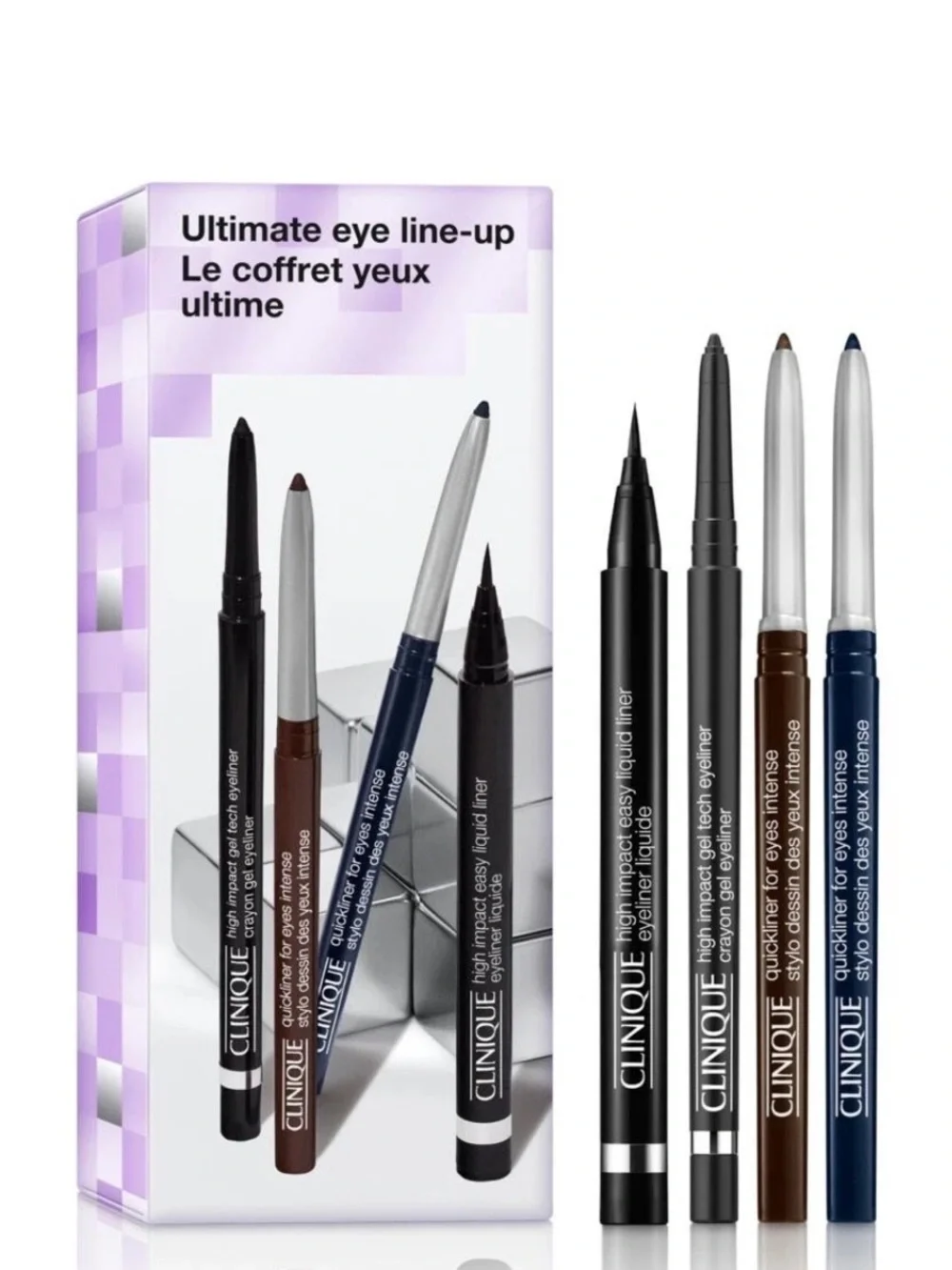 Clinique Trio Eye Liner Set — Black, Brown, Navy